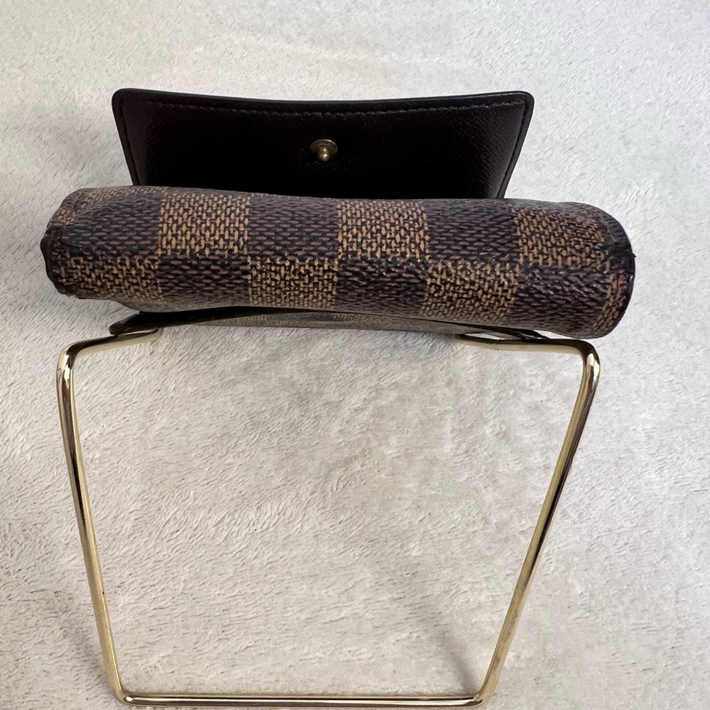 Vintage 1999 Louis Vuitton Damier Ebene Elise Trifold Wallet - Picture 6 of 16
